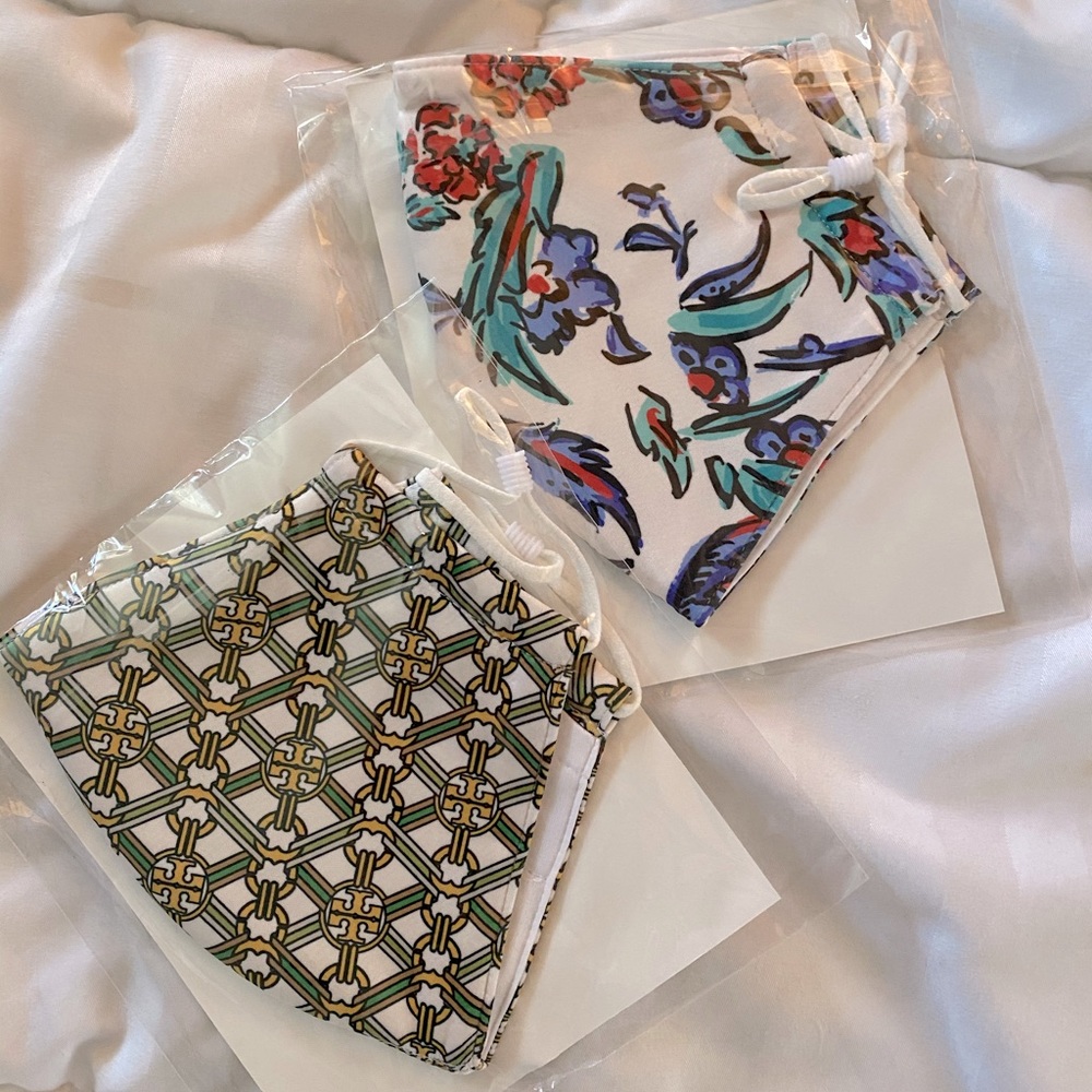 Tory Burch Face Masks x2!
